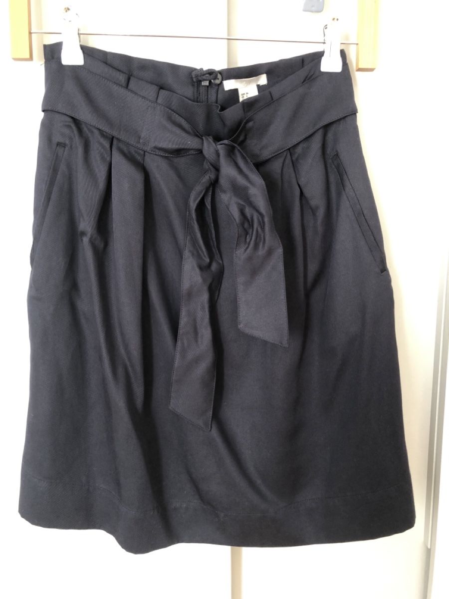 H&M Gonne: Marineblauer Rock Paperbag-Style – Nuovo (secondo la descrizione) da Sargans venduto da RaBa08 1