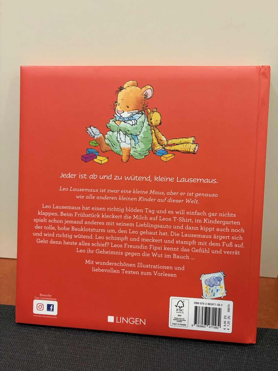 Libri: Leo Lausemaus ist wütend Kinderbuch – Usato da Pratteln venduto da Daily88 1