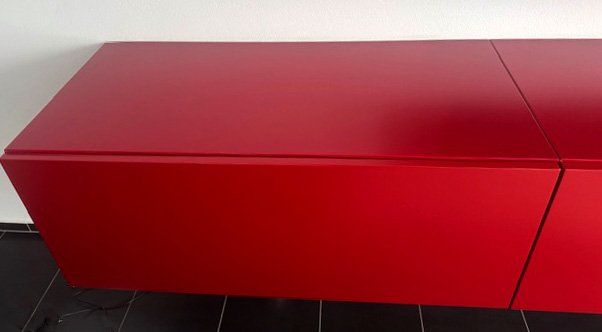 TV Möbel: TV-Möbel rot – Gebraucht aus Bern von Hirsch-2049 1