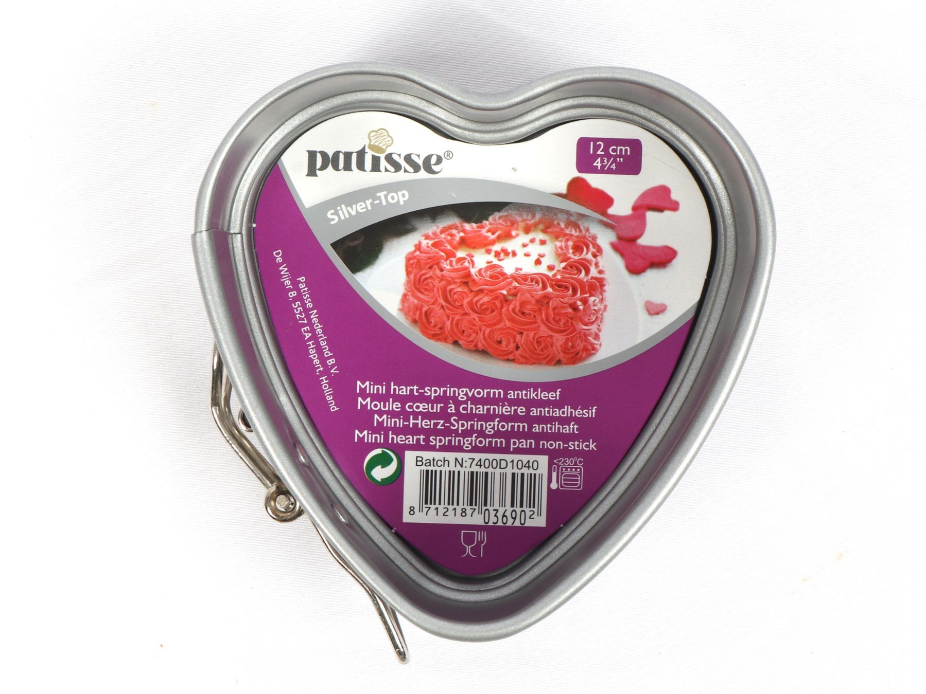 Teglie da forno: PATISSE Mini-Herz Antihaft Springform – Nuovo (secondo la descrizione) da Steinen venduto da Restwert_Steinen 1