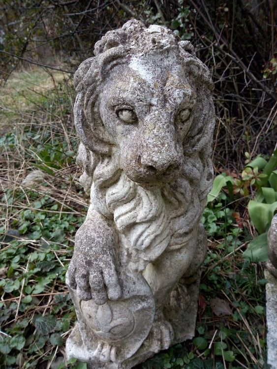 Löwe Steinlöwe Gartendeko Kaufen auf Ricardo