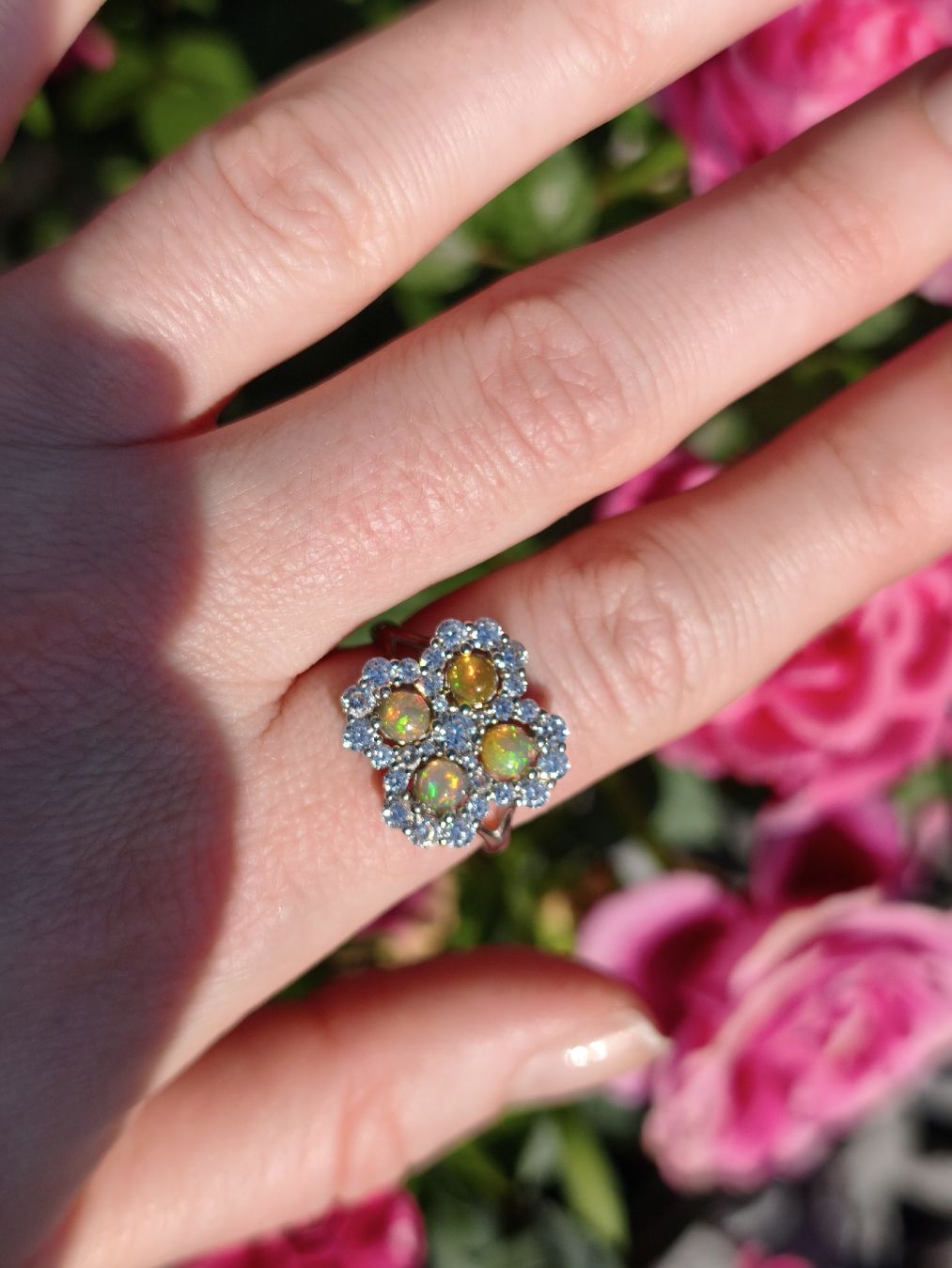 Anelli: Opal Ring, Sterling Silver, Vintage Style, Gr. Verstellbar – Nuovo (secondo la descrizione) da St. Gallen venduto da GIULESGG 9