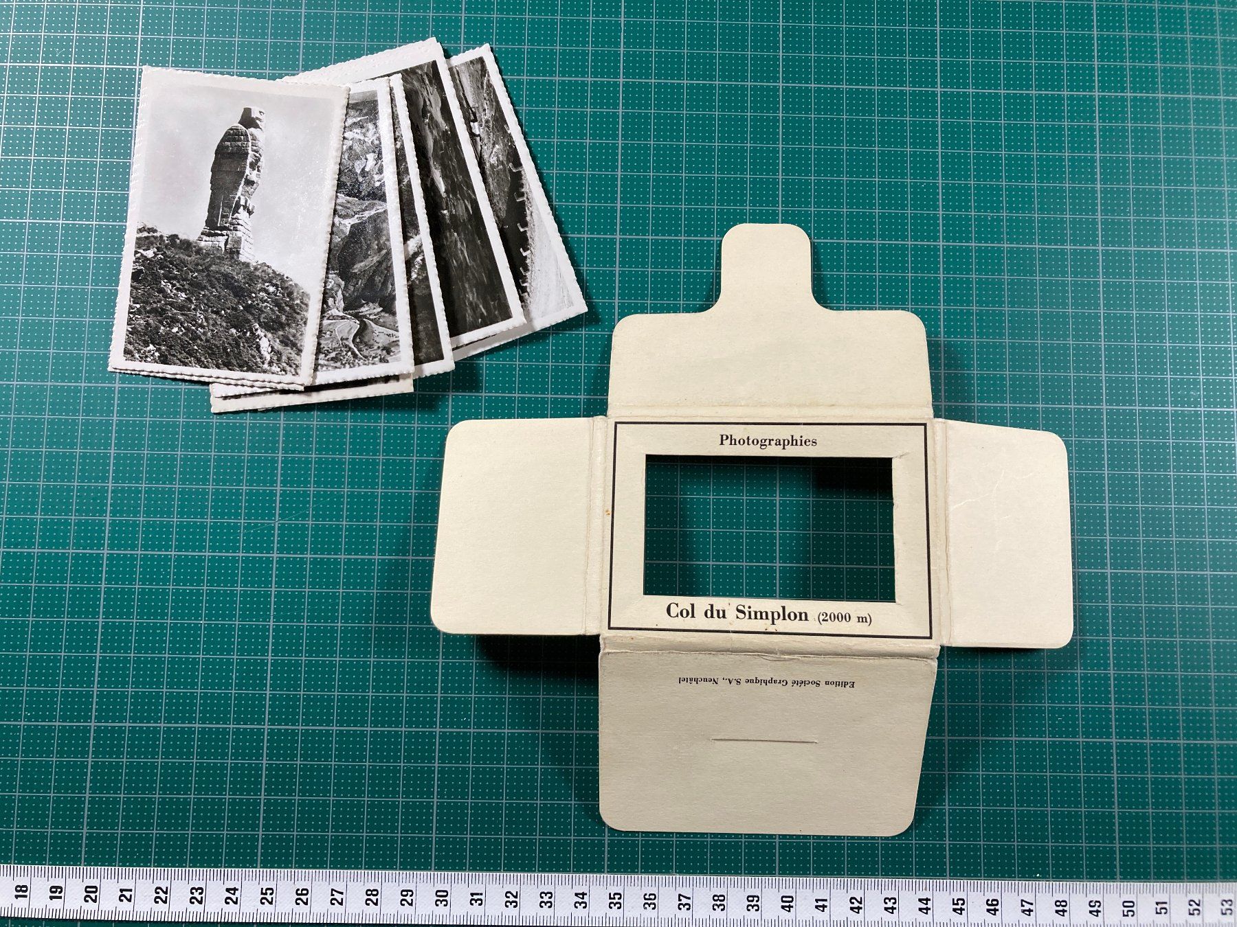 Cartoline postali: Simplon, Simplonpass, alte Souvenir Foto Mappe – Usato da Lenzburg venduto da fh1 4