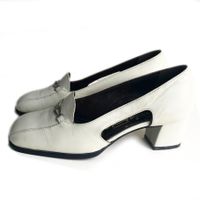 Pumps 36.5 Loafer Cutout PROTHOS Fashion by Loew VINTAGE 70s