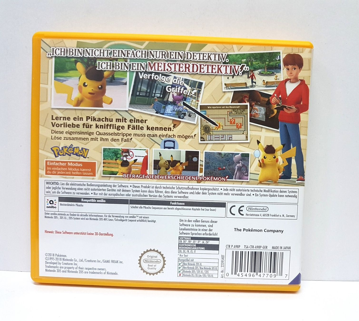 Nintendo Giochi: Meisterdetektiv Pikachu  3DS – Usato da Schüpfheim venduto da Games_Spielkonsolen 2