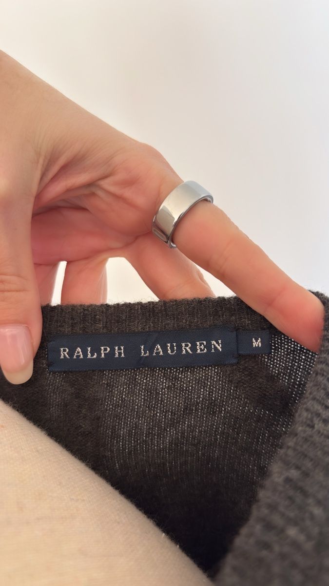 Ralph Lauren Pullover & Sweatshirts: Ralph Lauren 100% Kaschmir Pullover Grau, Gr. M, Top Zustand – Gebraucht aus Ramsen von Myclothesforu 2