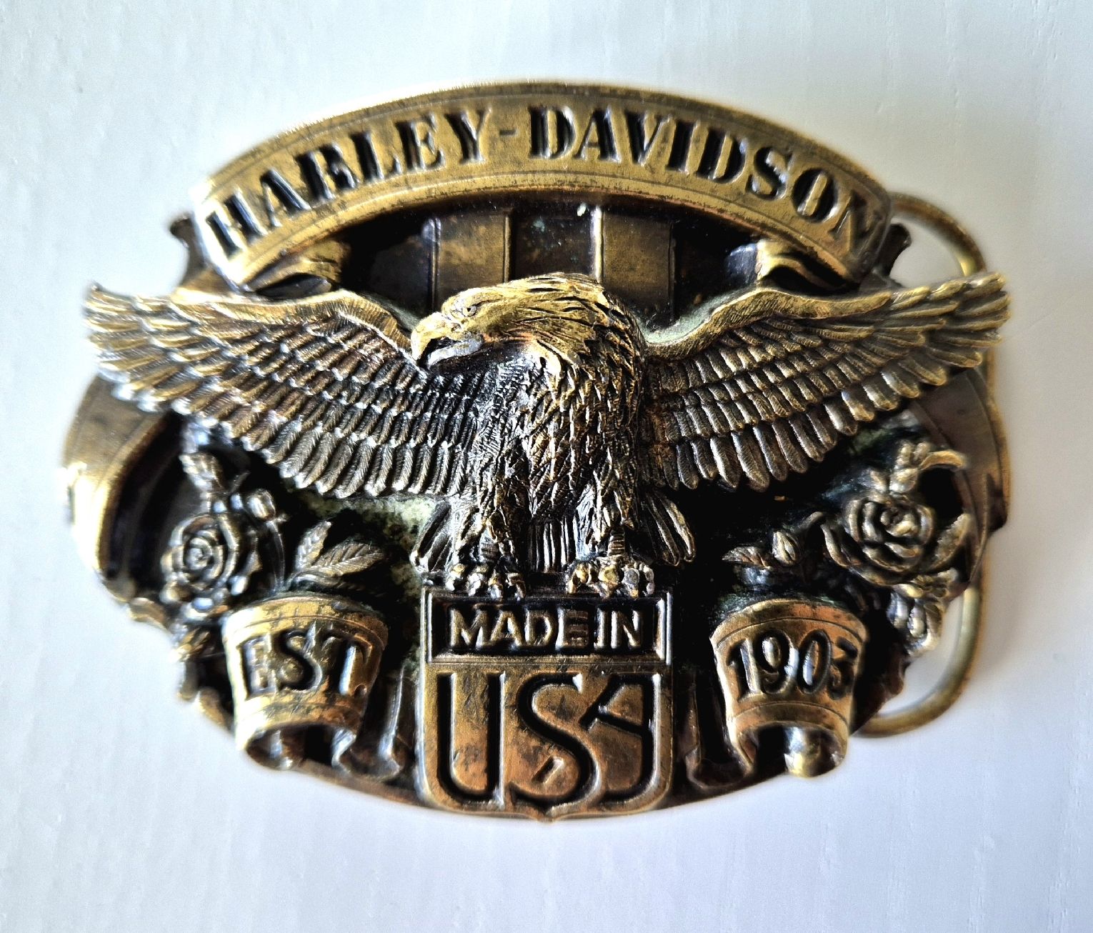 Harley-Davidson Gürtel: Boucle de ceinture Harley Davidson  – Gebraucht aus Semsales von T.Kriegers