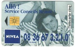 Telefonkarte Frankreich NIVEA