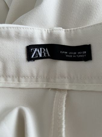 ZARA Damen Hose Beige Grösse M neuwertig