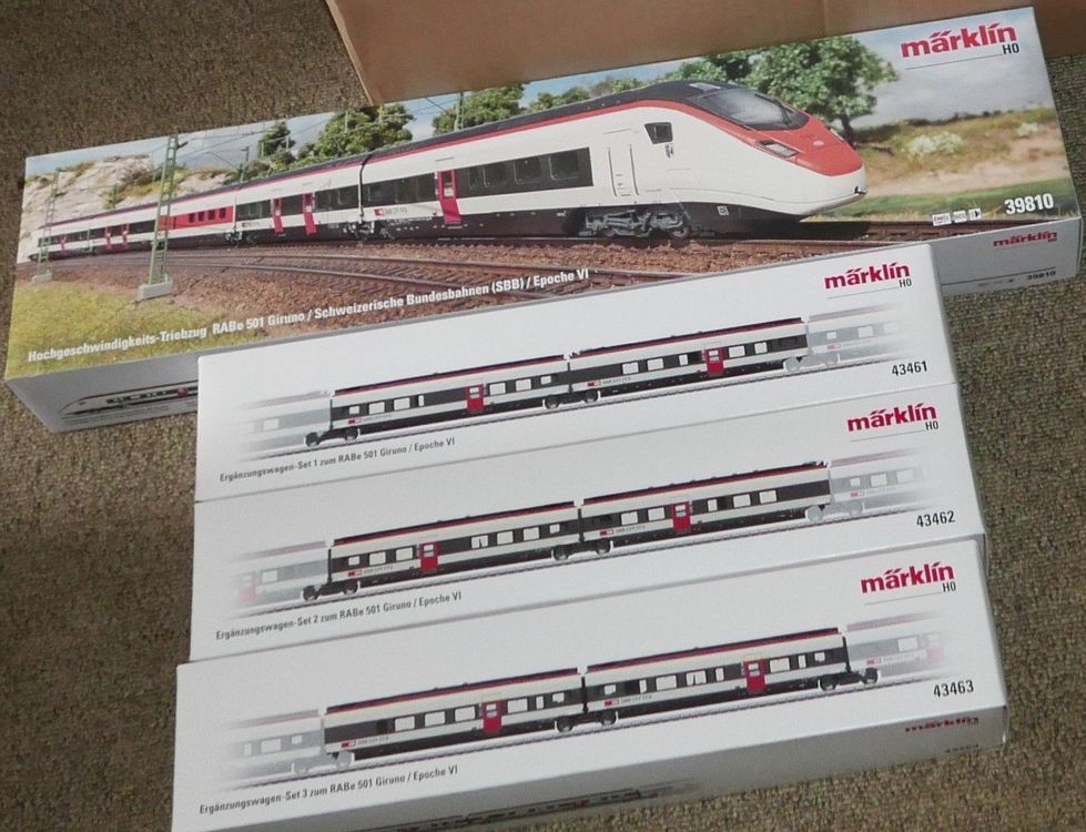 Märklin H0 39810 SBB RABe 501 / 11 Teilig Epoche VI 'Giruno' (Neu ...