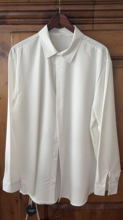 Herren Hemd weiss langarm Grösse 2XL Ungetragen