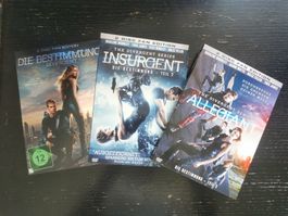 The Divergent Trilogie DVD - Divergent, Insurgent, Allegiant
