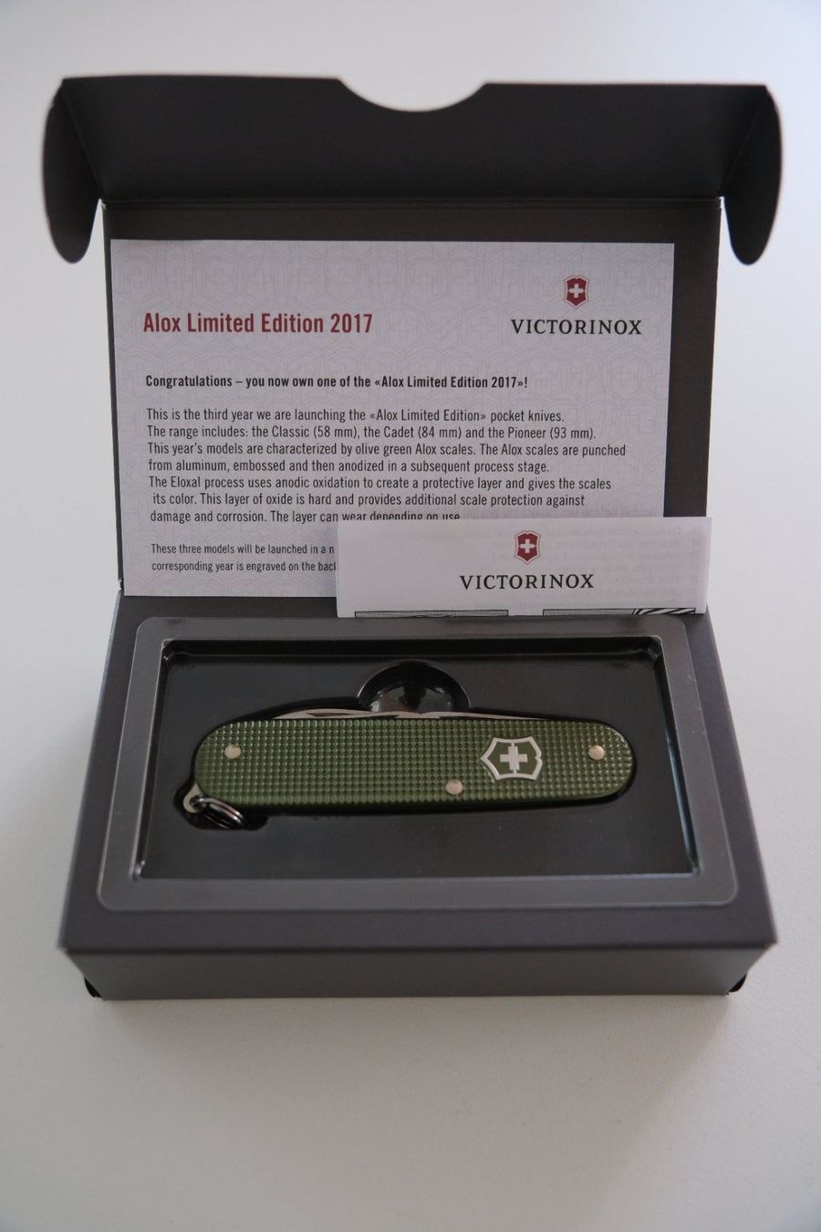 Victorinox Coltelli tascabile: Victorinox Alox Limited Edition 2017 – Nuovo (secondo la descrizione) da Kerns venduto da cucula 2