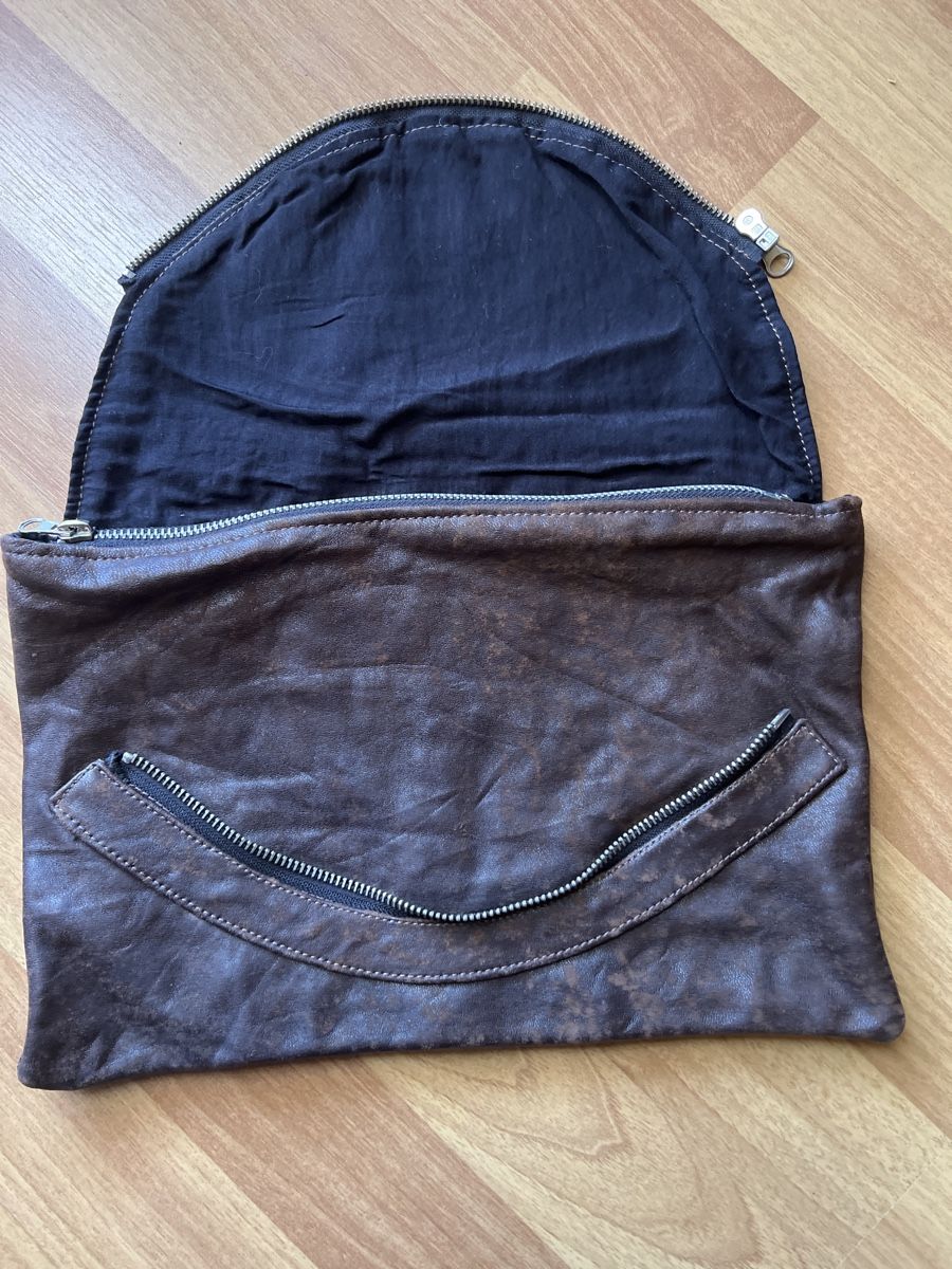 Borse da donna: Pele Che Coco Clutch, braunes Leder – Usato da Linden venduto da Annelie12 2