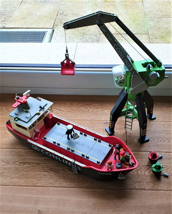 Playmobil Kohleschiff inkl. Krahn Kaufen auf Ricardo