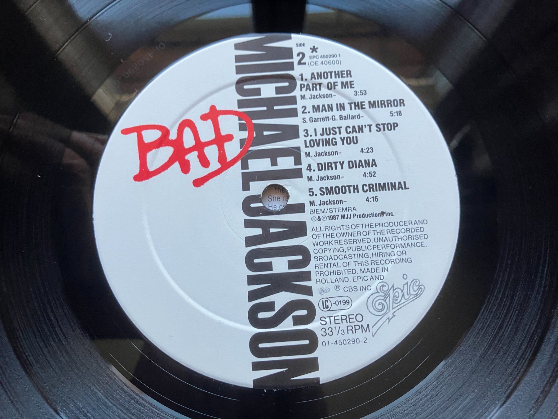 Dischi in vinile: Michael Jackson – Usato da Aarwangen venduto da Jukebox3 9