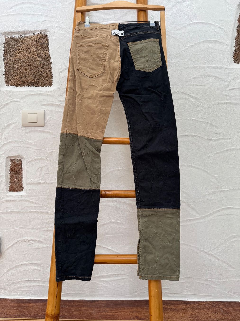 Ganni Jeans: Patchwork Denim von Ganni, Gr. 36 – Gebraucht aus Ebmatingen von LuKou 3