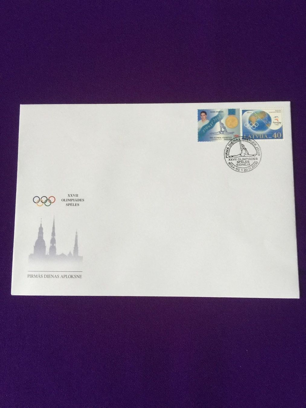 Alle Briefmarken: Briefmarken von Lettland – Gebraucht aus Zürich von Linthi1 1