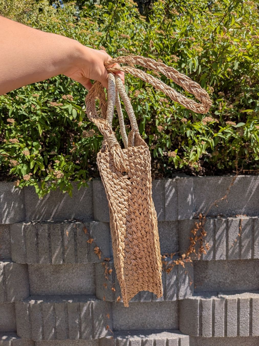 Taschen für Damen: Round Straw Bag With Braided Straps, Excellent Condition – Neu (gemäss Beschreibung) aus Herzogenbuchsee von sdu_sbb 1