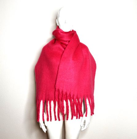NEW - Pink Rosa Big Cashmere Blend Scarf Schal Pashmina UVP