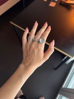 serpent snake stainless steel ring (pack of 3)