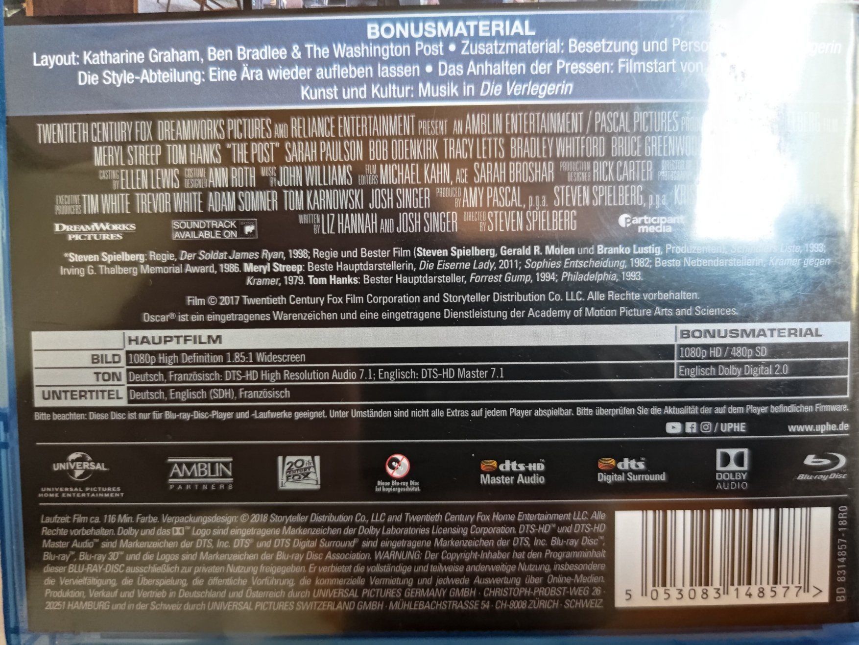 Tutti i DVDs: Die Verlegerin – Usato da Liestal venduto da Kratzilla 3
