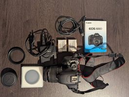 Canon EOS 600D inkl. Extra-Akku und Polfilter