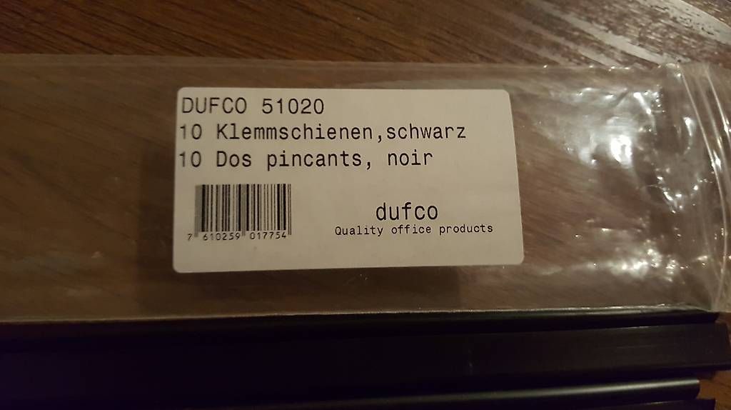 Supporti a parete: Klemmschienen und Sichtfalter – Usato da Spiez venduto da sundras 1
