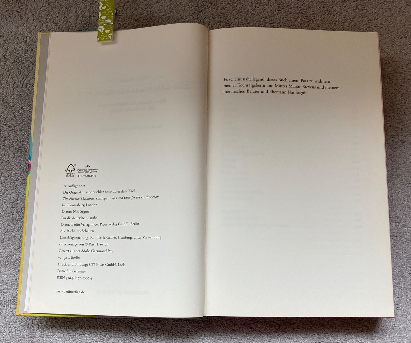 Libri: Der Geschmacks-Thesaurus - Niki Segnit – Usato da Wolfhausen venduto da uchuva26 2