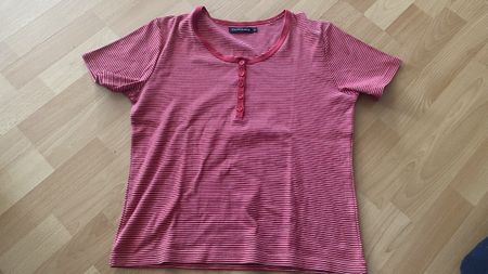 Damen T-Shirt rot-weis Feldpausch Grösse XL 