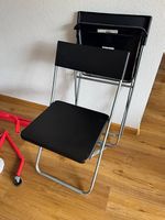2x IKEA JEFF Klappstühle  Schwarz