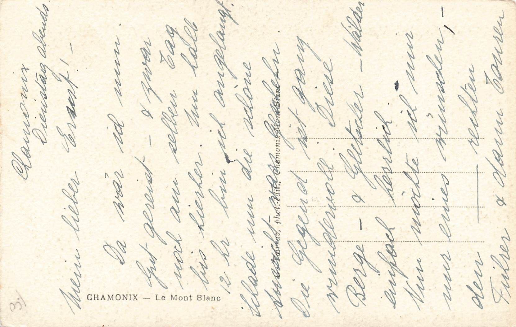 Cartes postales: Chamonix FR – D'occasion à Biasca par Blenio71 1