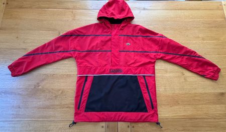 Lacoste Sport Windjacke | Grösse: M | Farbe: Rot/Schwarz