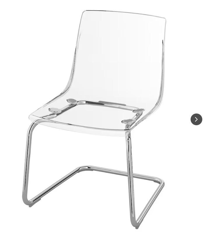 Ikea Stühle: TOBIAS - Stuhl, transparent/chromed – Neu (gemäss Beschreibung) aus Mols von Jeffrey_Daeng