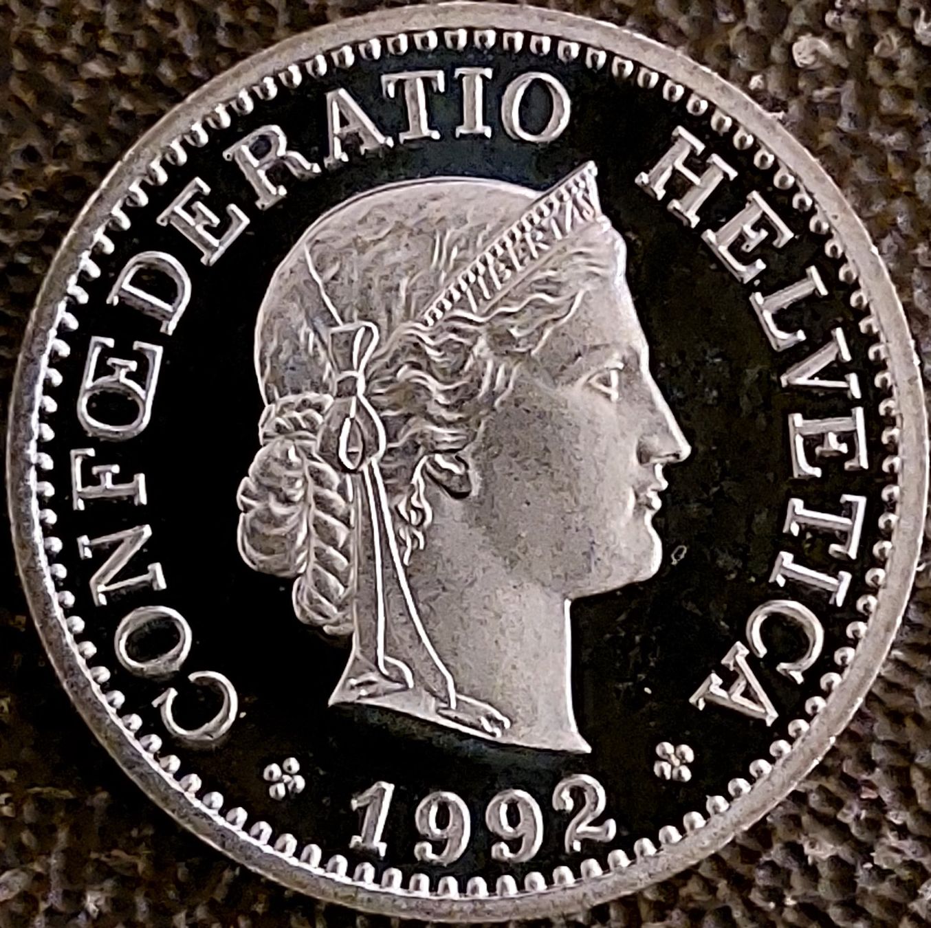 Alle Münzen: 10 Rappen 1992 stgl. / aus Münzsatz – Neu (gemäss Beschreibung) aus Arch von coinsandmore