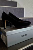 Elegante klassische Gabor Pumps, black Grösse 39, ungetragen