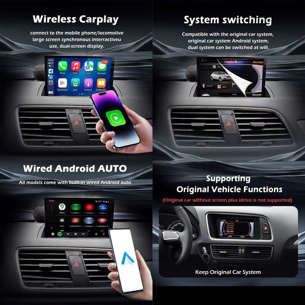 Navigatori: Audi Q3 Android Blidschirm Carplay RDS Autoradio RMC – Nuovo e nell'imballaggio originale da Chiasso venduto da online.shop 7