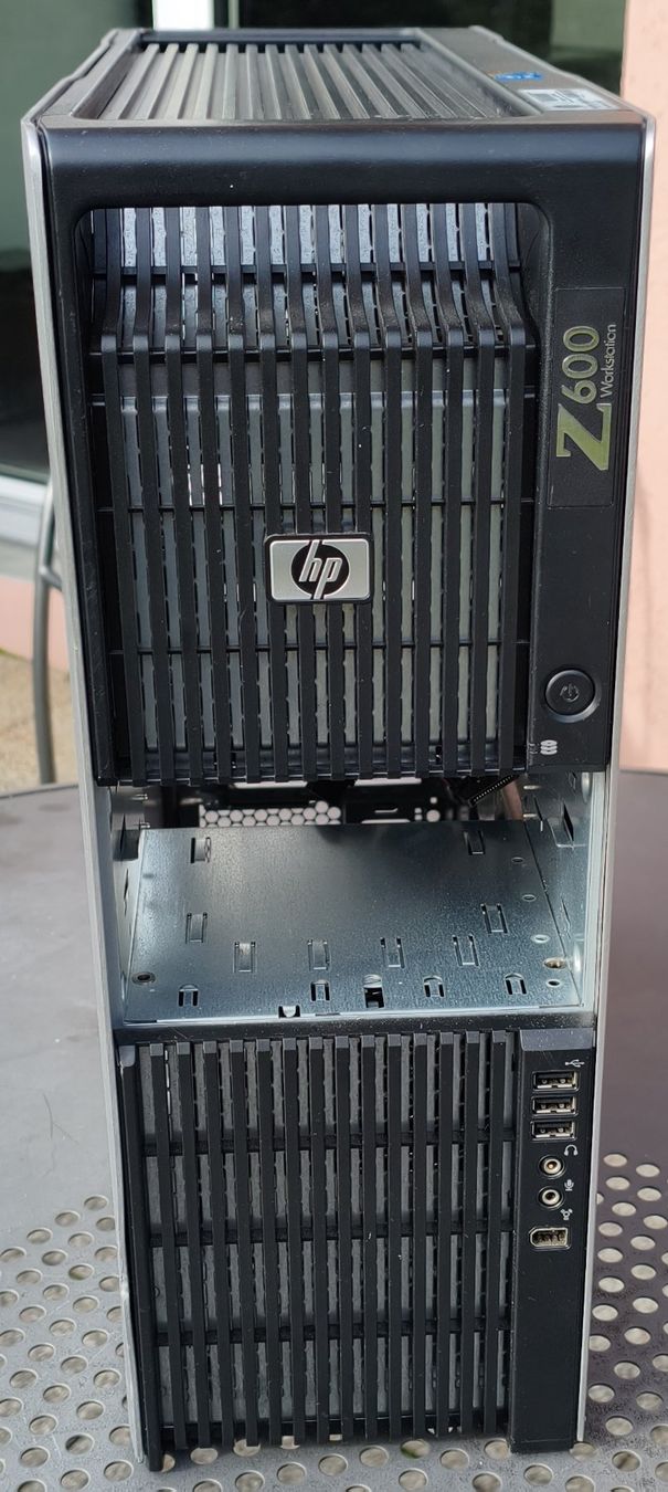 Hewlett Packard Custodie: HP Z600 Workstation Gehäuse, Case, Server PC, Leergehäuse – Usato da Meggen venduto da bigbrother_martin 2