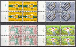 SBK 765 - 768 im 4er-Block mit ET