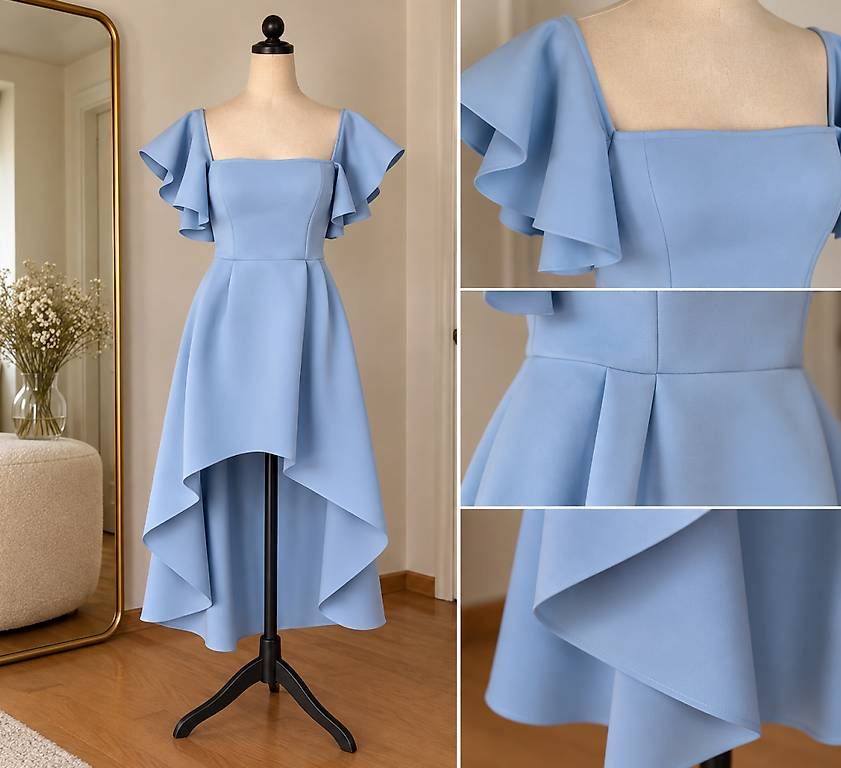 Vestiti: Hellblaues Cocktailkleid - Abendkleid / Grösse 38 – Nuovo (secondo la descrizione) da Weiningen ZH venduto da MelVintage 1