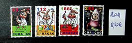 CURAÇAO SÉRIE DE TIMBRES NEUFS** 2011.COTE 8.2 EUROS/JT102