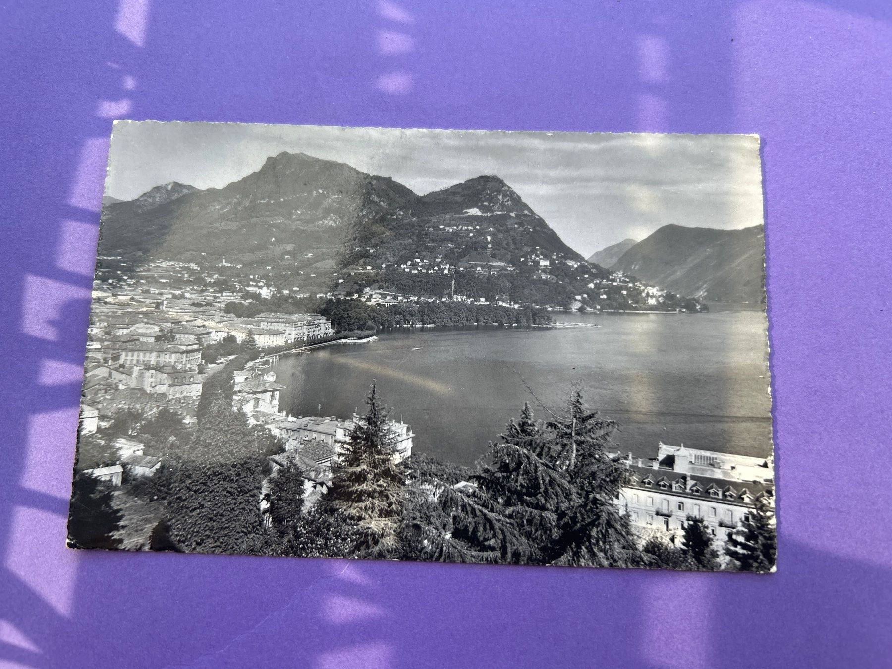 Cartoline postali: Lugano, Paradiso, Monte Brè, alte Ak 1961 – Usato da Hefenhofen venduto da Bierinder