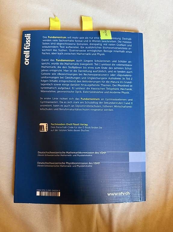 Libri: Fundamentum Physik & Mathematik  – Usato da Sarnen venduto da ale_7ph7 1