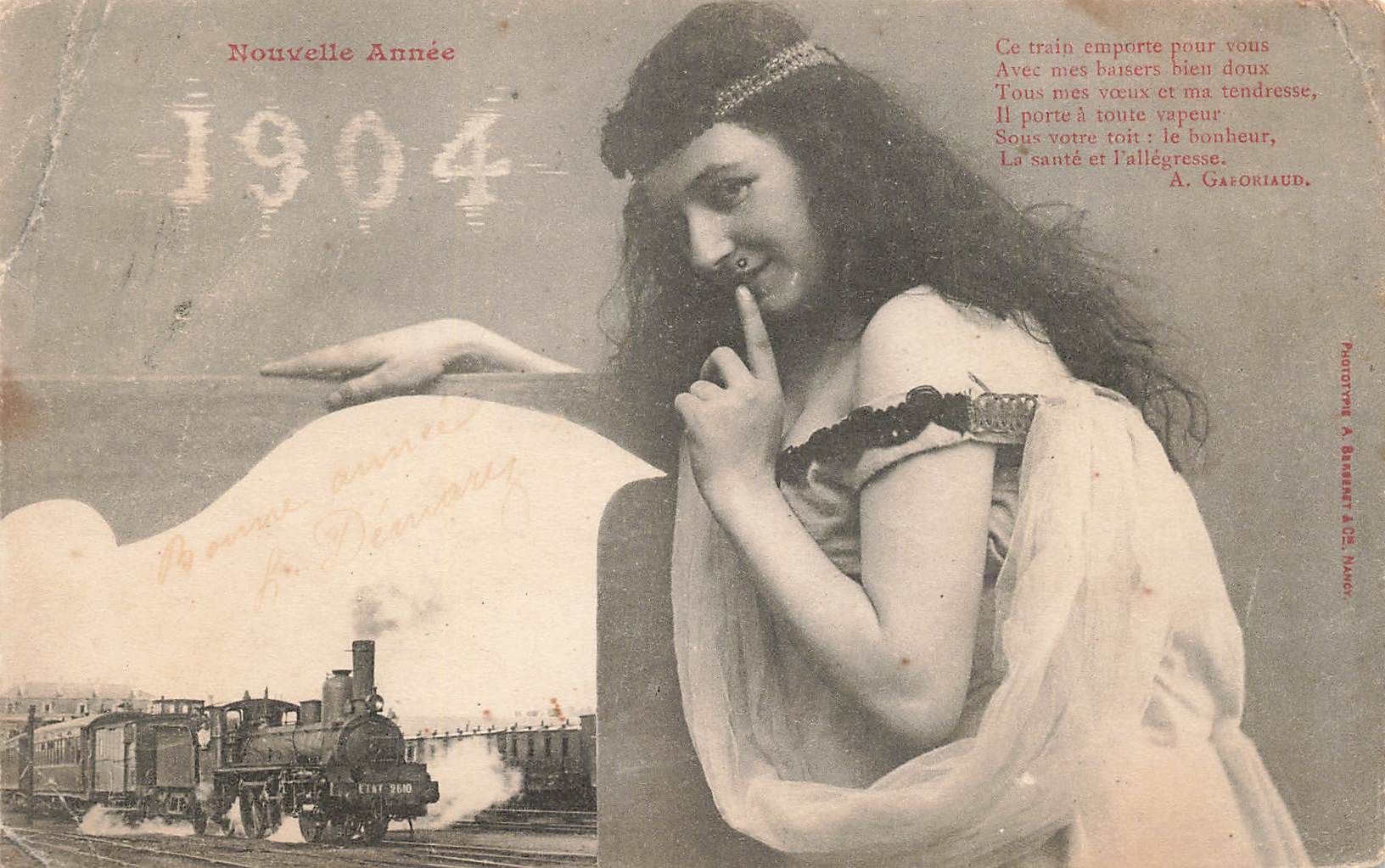 Cartes postales: Nouvelle année 1904 Zug Eisenbahn – D'occasion à Biasca par Blenio71
