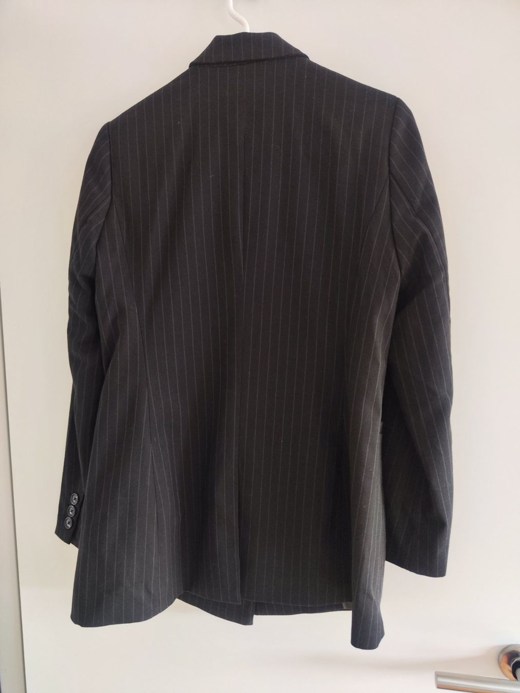 We Completi & Tailleur: New WE Double Breasted Blazer in black stripes, 36 – Nuovo (secondo la descrizione) da Sursee venduto da Re.joy 2