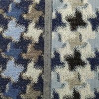 Doubleface Sommer Merino Stoff 1.75x1.60m pied de poule