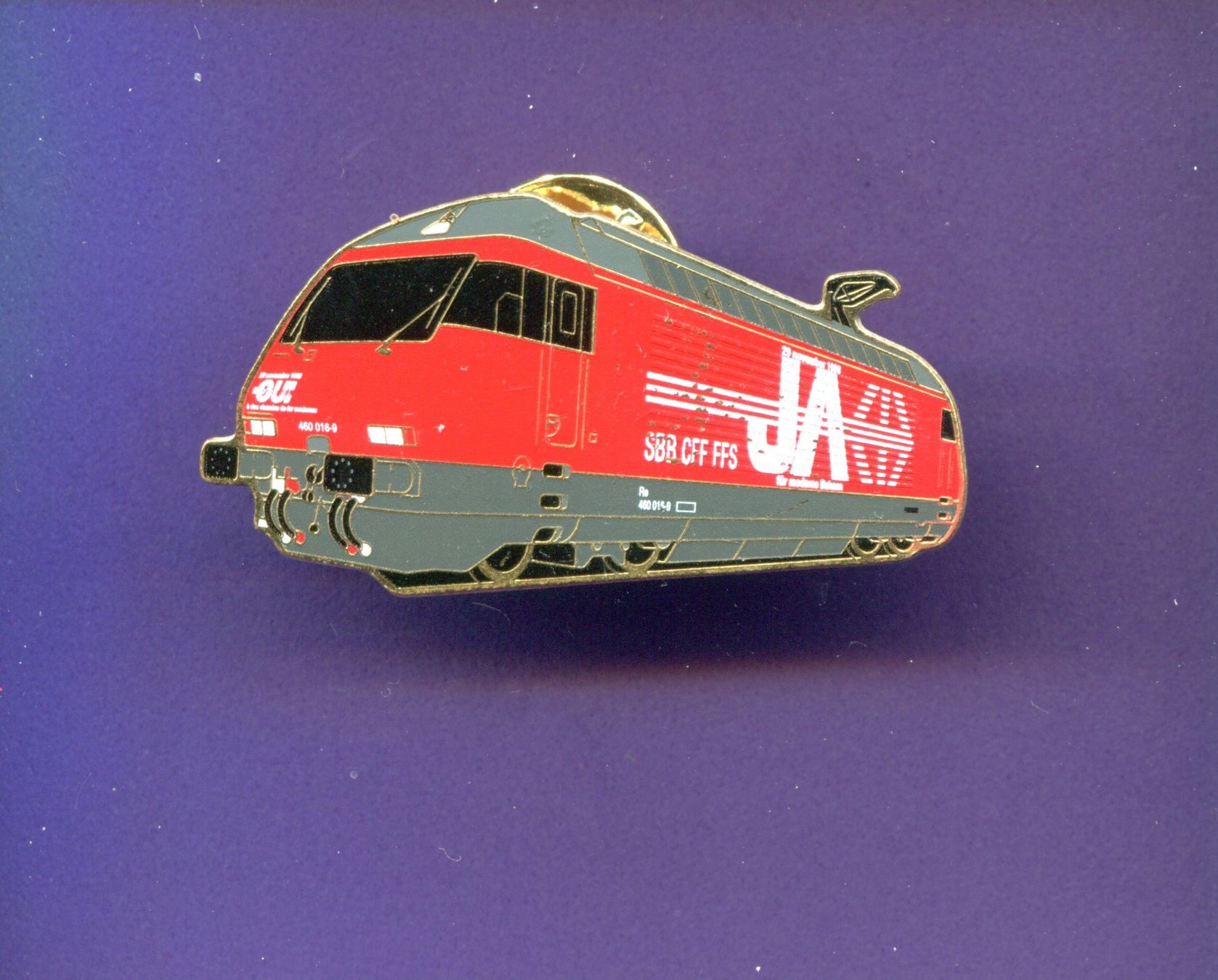 SBB/CFF/FFS Placchette & Badge: Schmid-Müller  Re 460  " JA "  Lim.250 – Usato da Winterthur venduto da Sammleroase