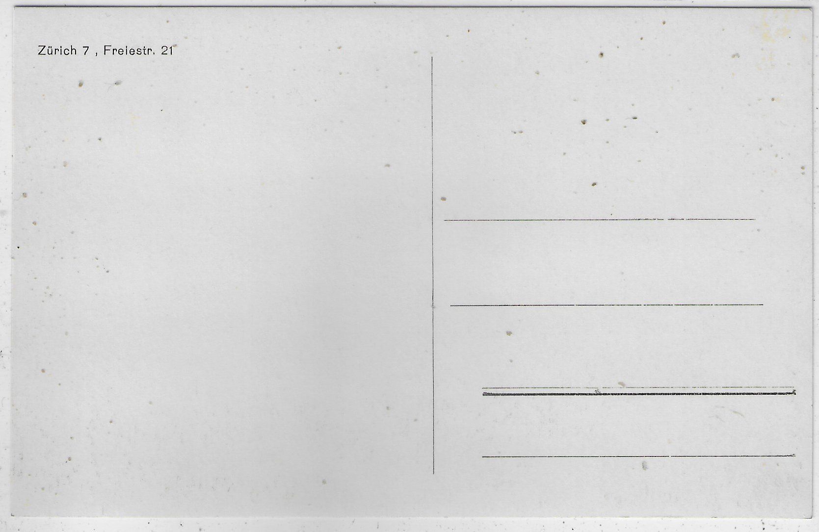 Cartoline postali: Zürich - Freiestrasse 21 – Usato da Ettingen venduto da Kartenplanet 1