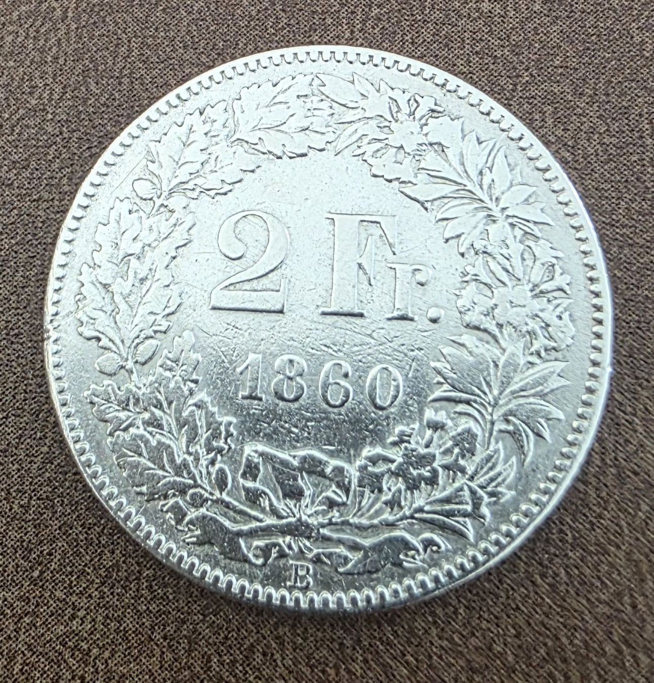 Tutti le monete: 2 Fr. 1860 - super erhaltung – Usato da Niederuzwil venduto da 262305 6