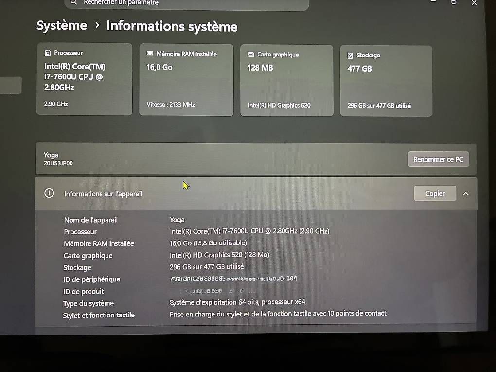 Notebook: Lenovo Yoga 370 – Usato da St-Léonard venduto da BoubabilOne 3